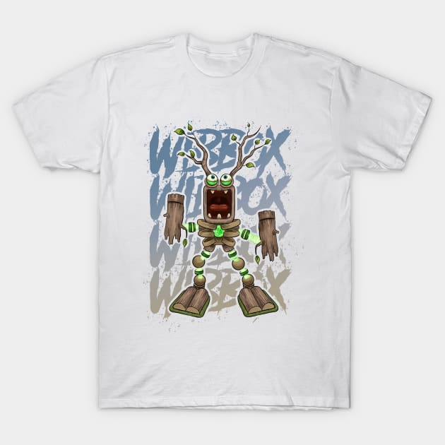 mY SINGING MONSTERS WUBBOX T-Shirt by Draw For Fun 